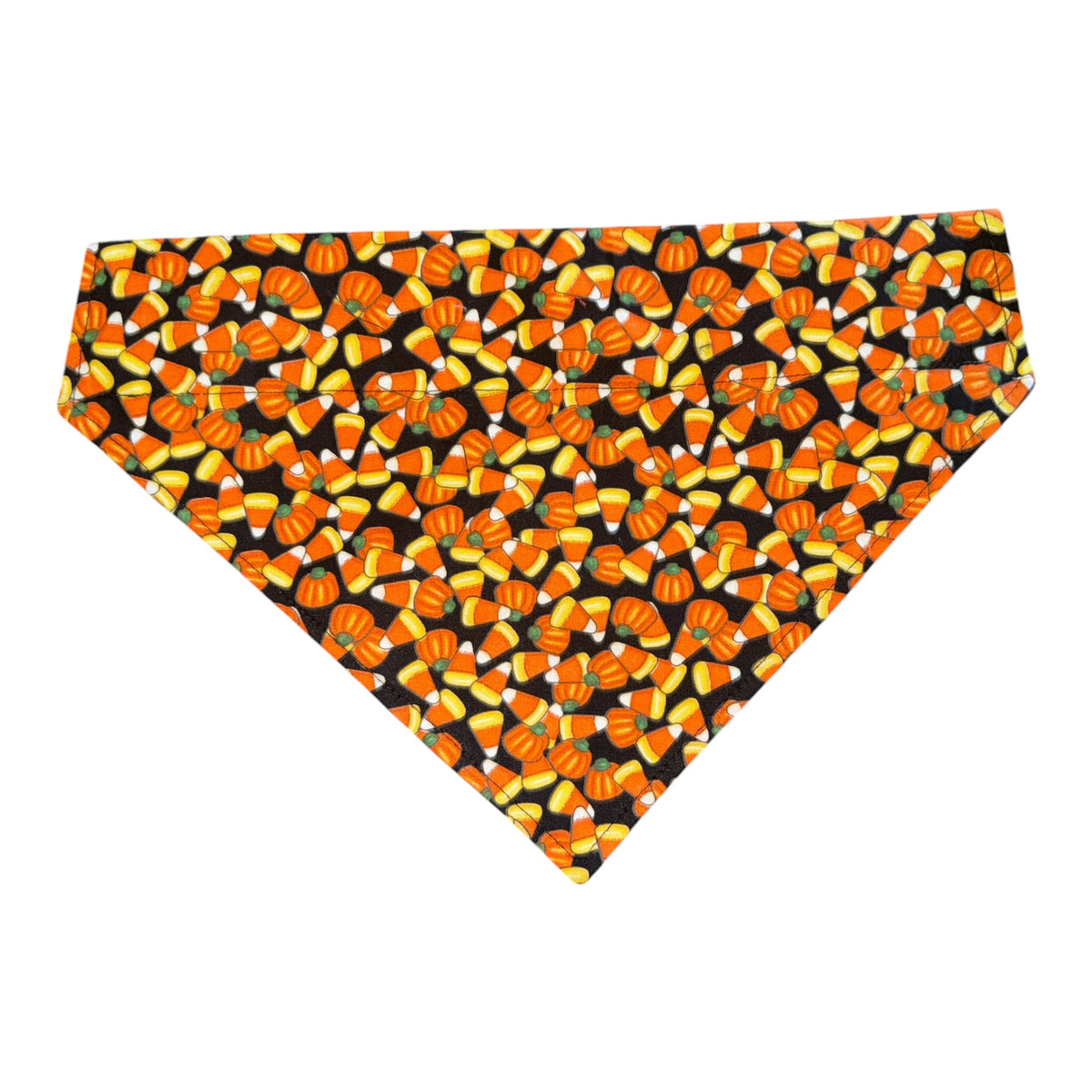 Candy corn dog bandanna