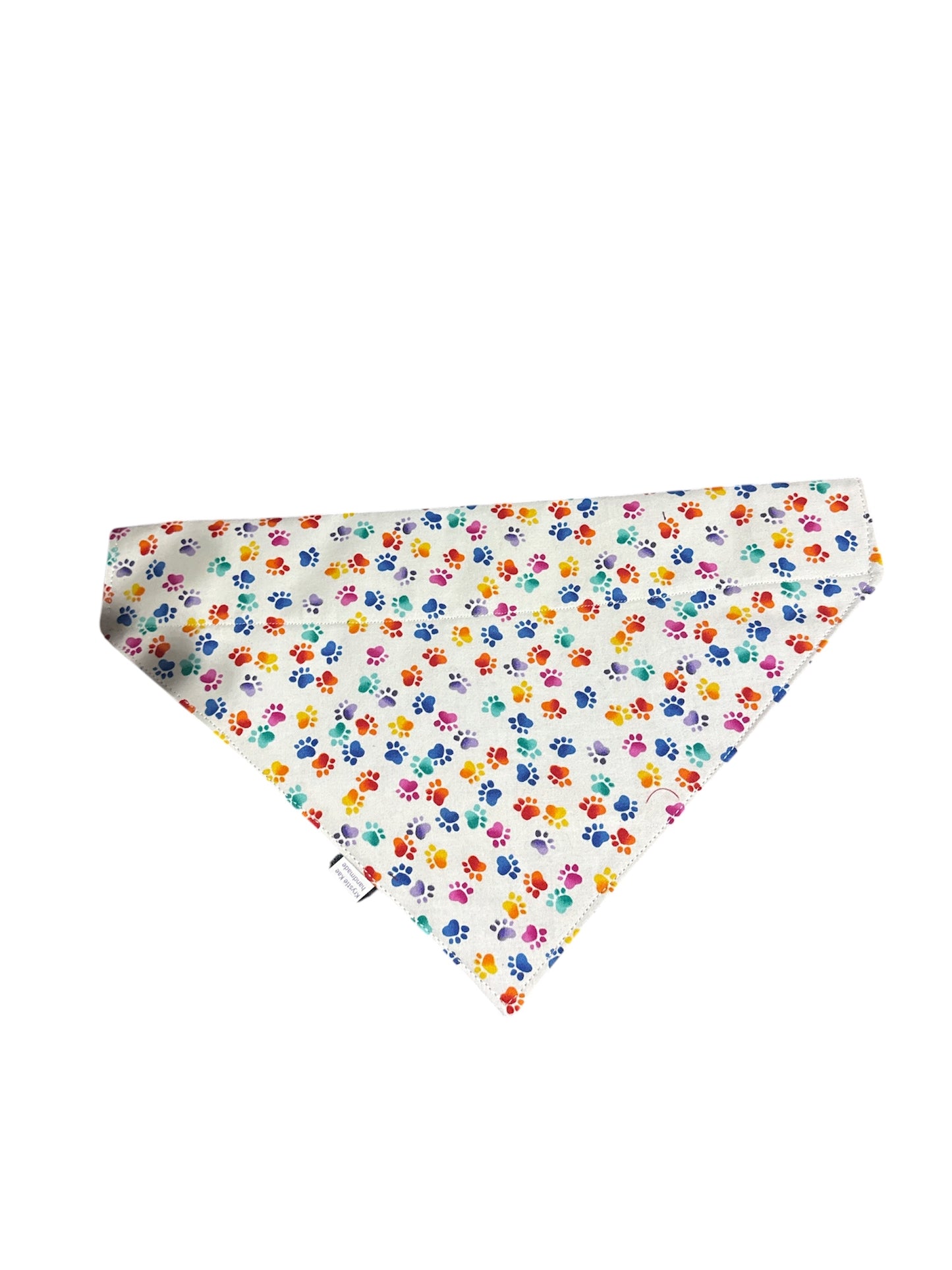 rainbow paw dog bandannas