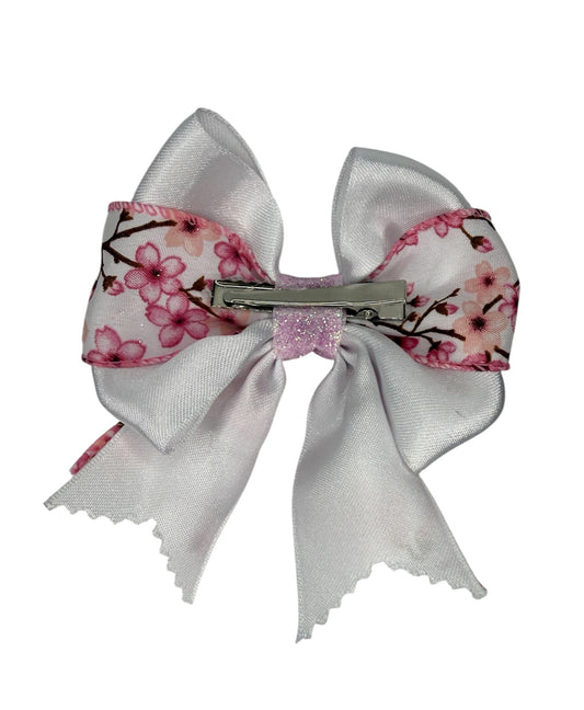 Cherry Blossom Medium Hair Bow