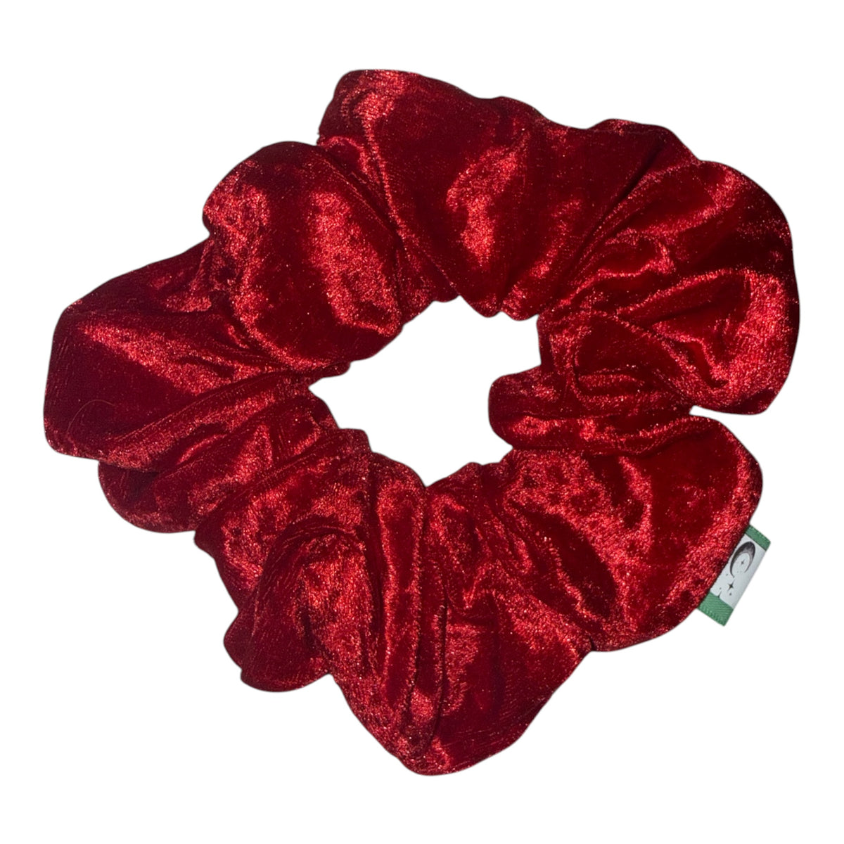 Christmas Red Chrushed Velvet Scrunchies
