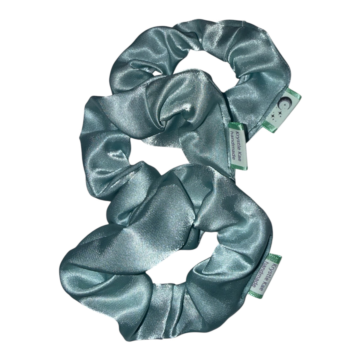 Pale Blue Mini Scrunchie