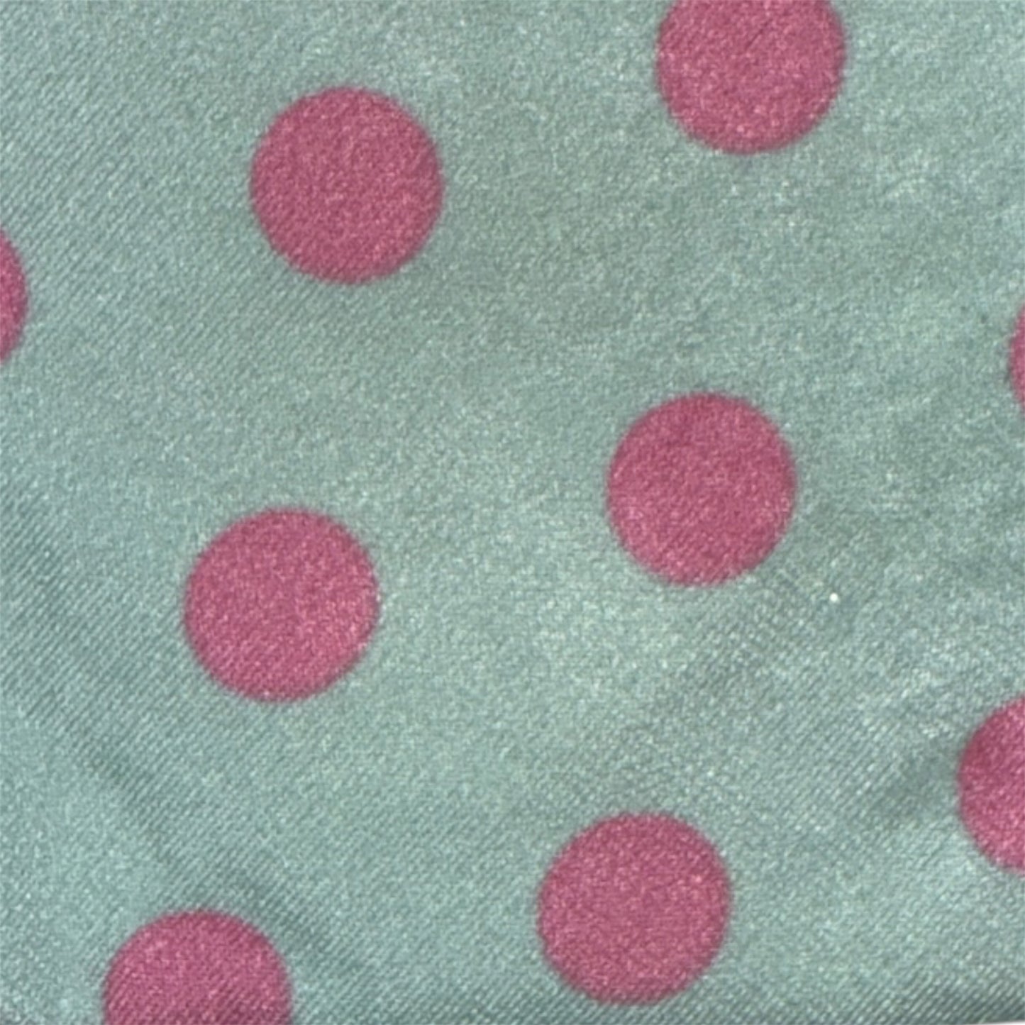 Mint with Pink Dots Zipper Coin Pouch with wristlet