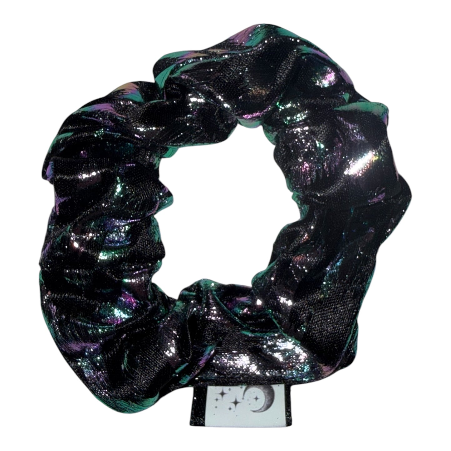 Metallic Rainbow Mini Scrunchie