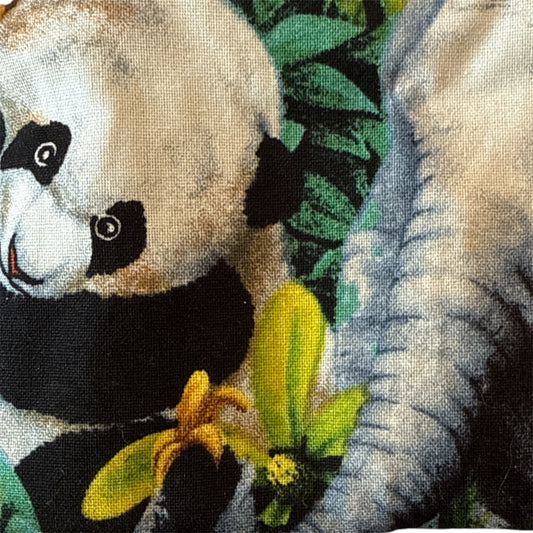 Jungle Animals Zipper Coin Pouch with wristlet