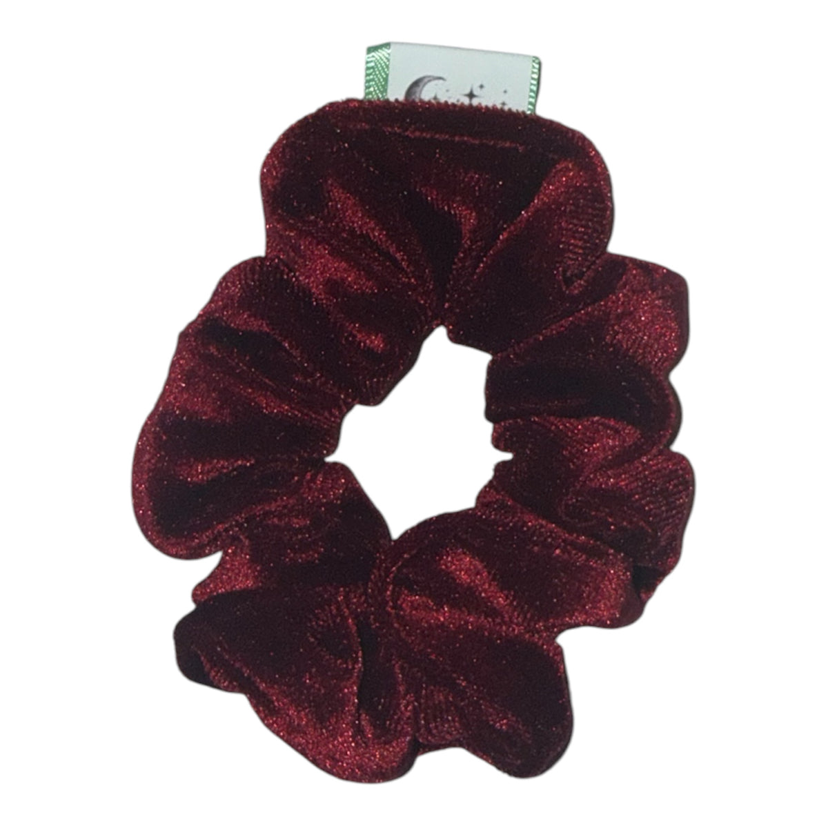 Dark Red Velvet Scrunchies