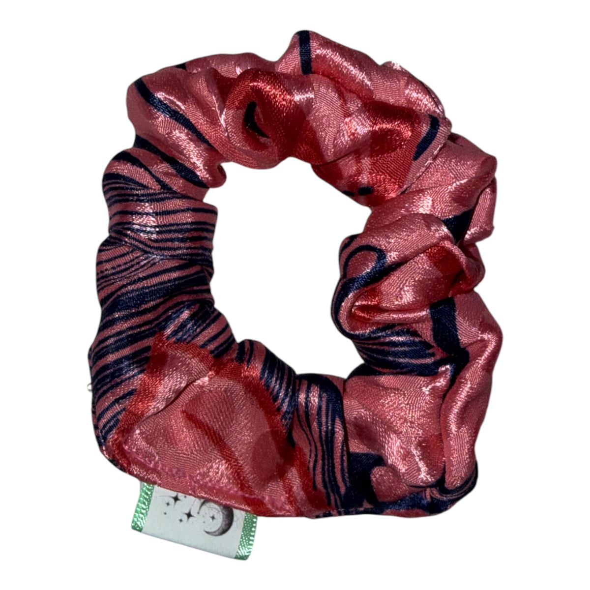 Pink and navy Scrunchie