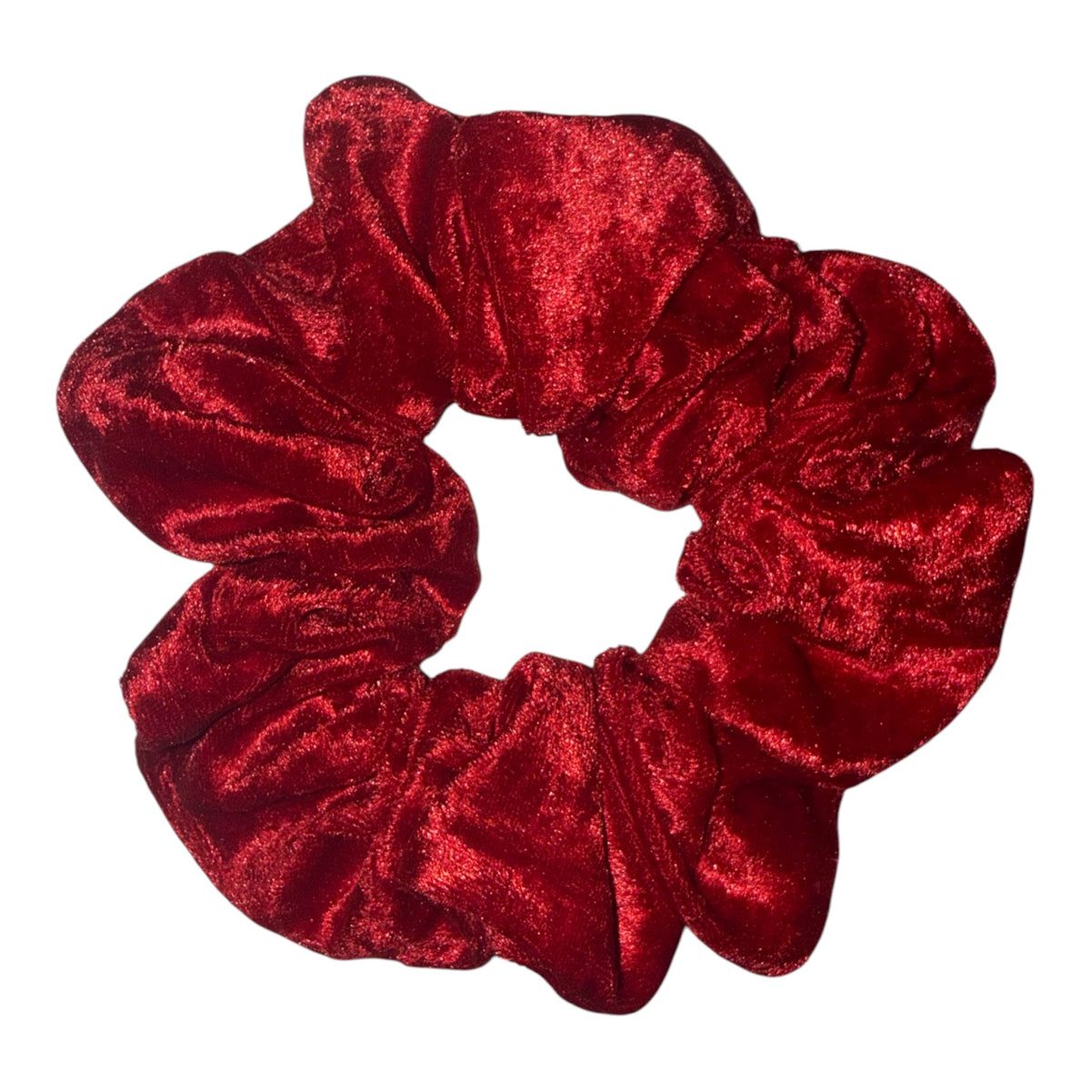 Christmas Red Chrushed Velvet Scrunchies