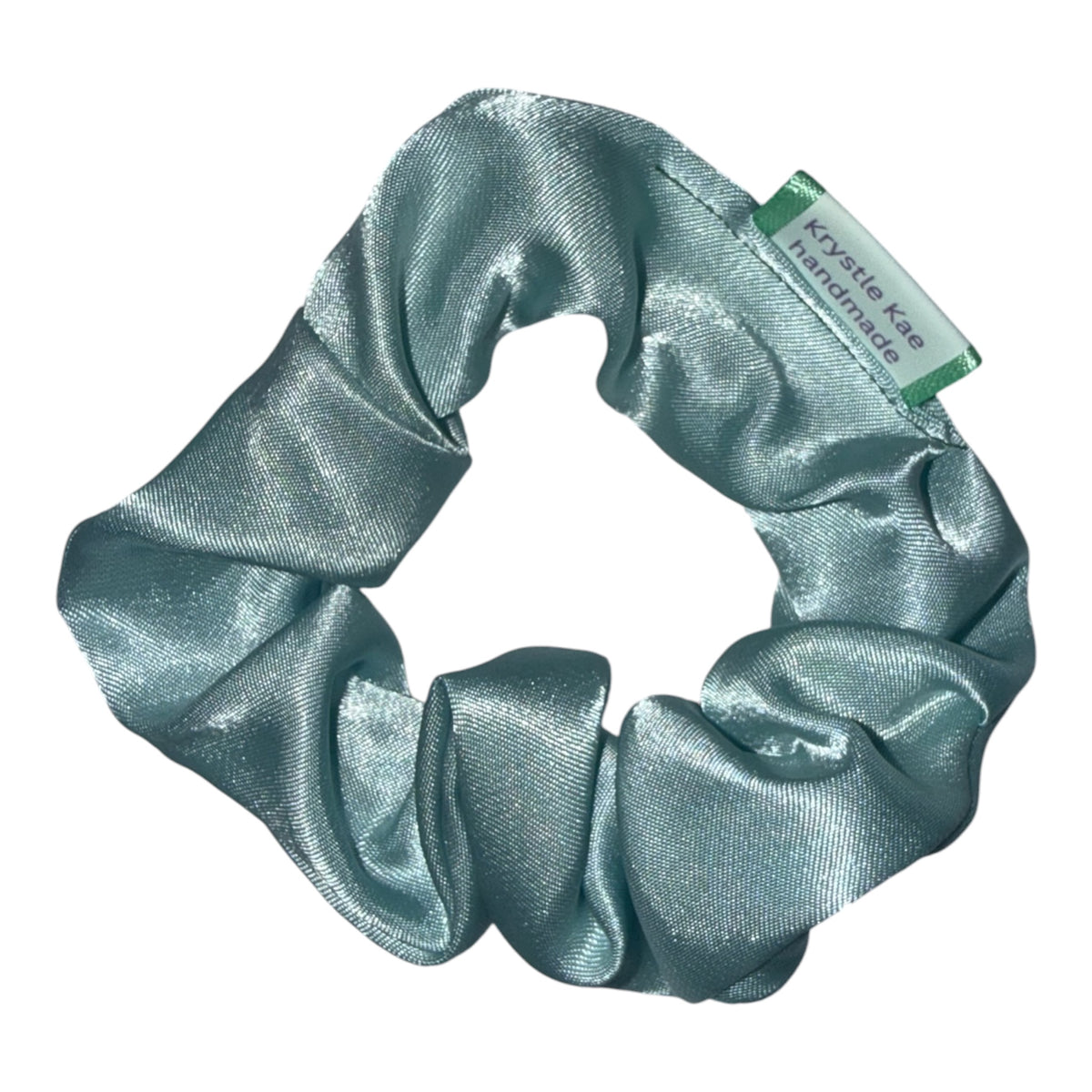 Pale Blue Mini Scrunchie