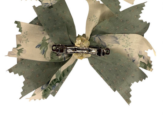 Retro Garden large Hair Bow