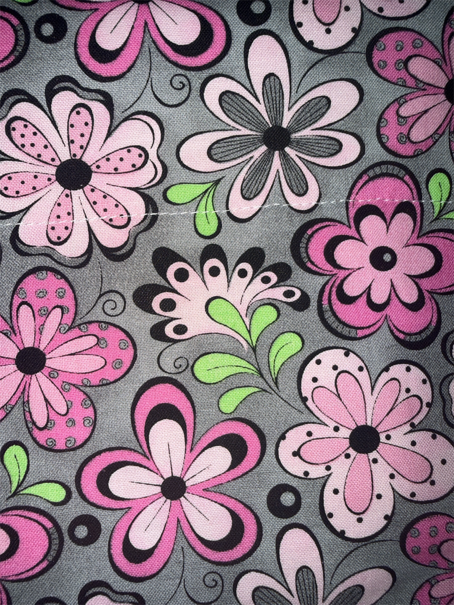 Pink flowers dog bandannas