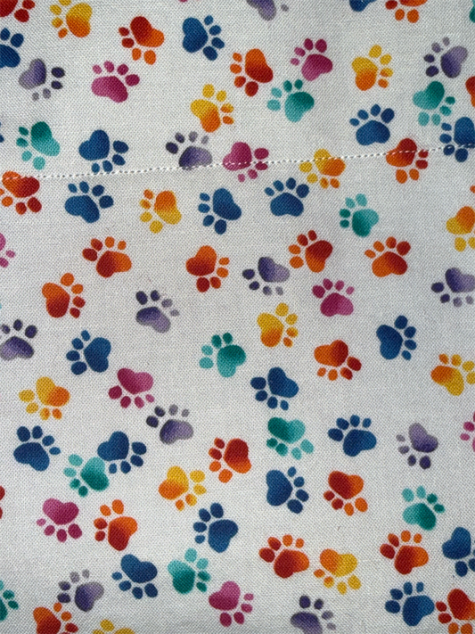 rainbow paw dog bandannas