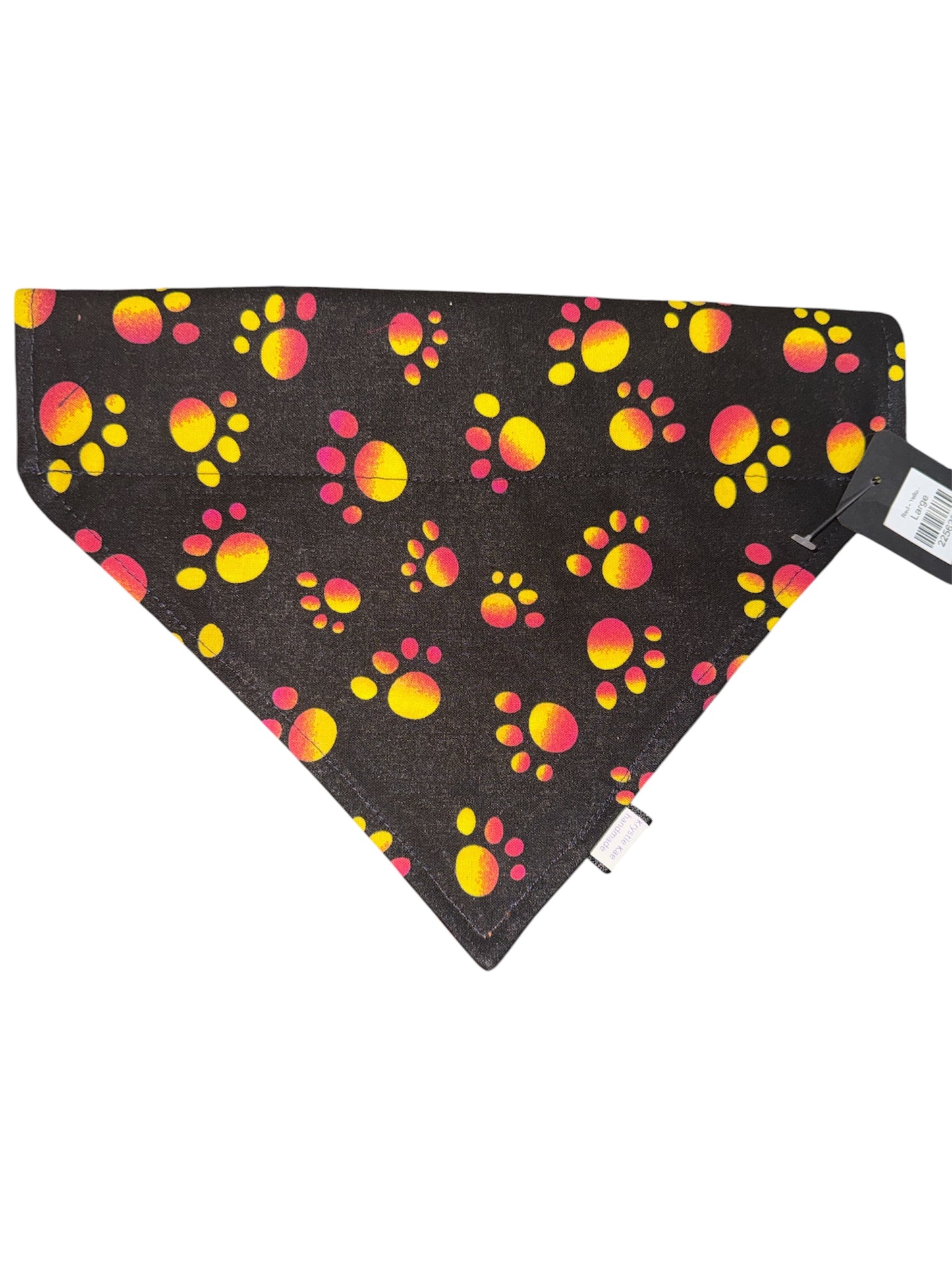 Red - Yellow Ombre dog bandannas