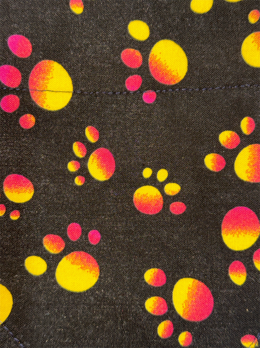Red - Yellow Ombre dog bandannas