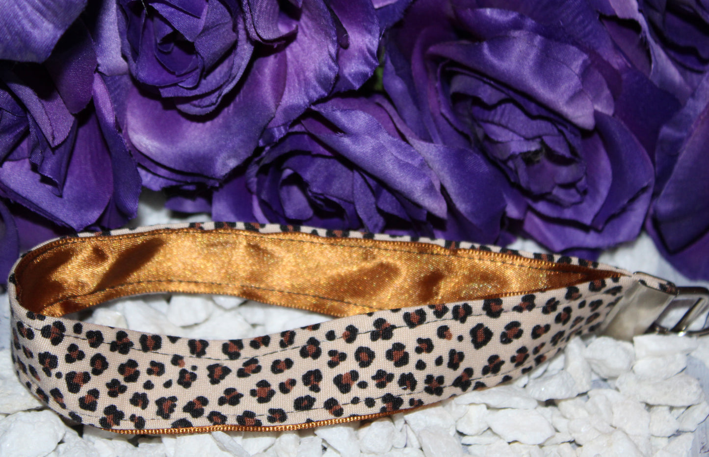 Carmel Cheetah Print Key Fob Wristlet