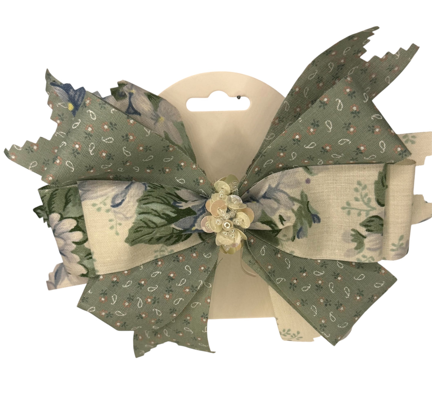 Retro Garden large Hair Bow
