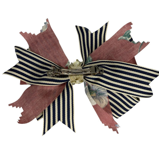 Pretty in stripes Large Hair Bow