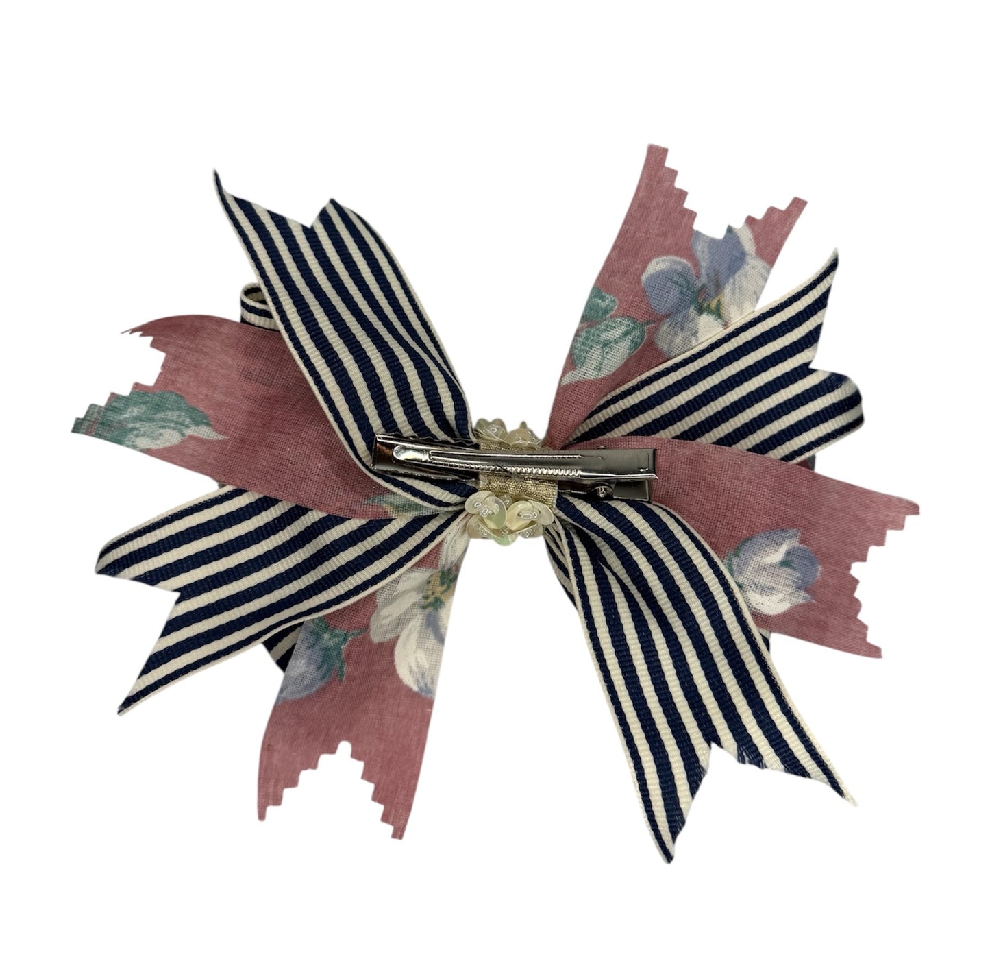 Pretty in stripes Large Hair Bow