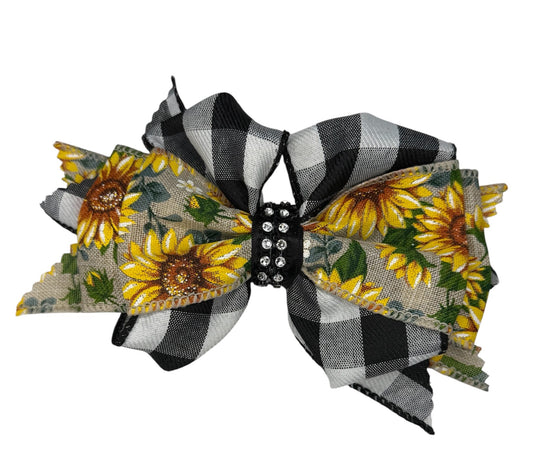 Country Bloom Large Hair Bow