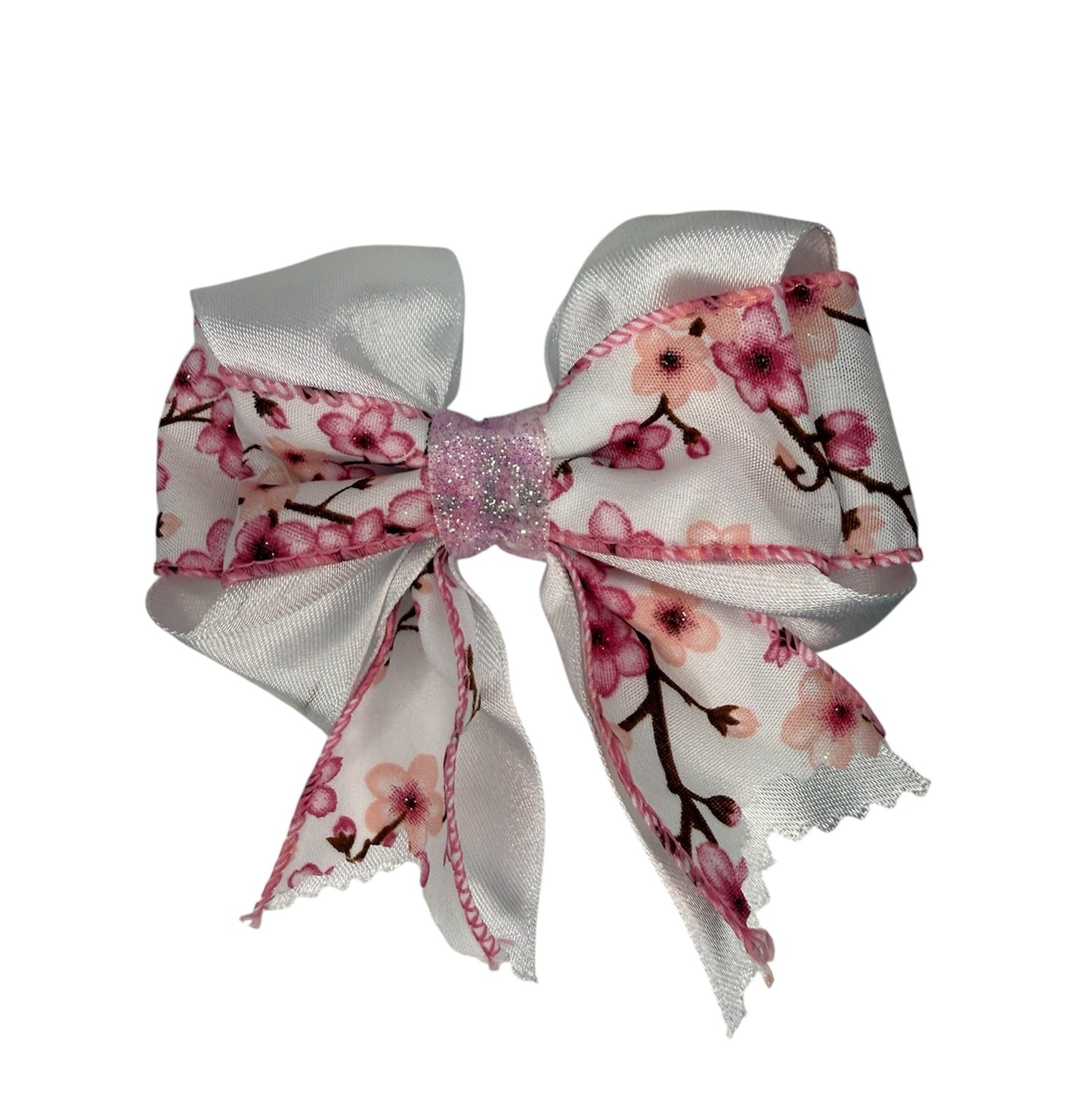 Cherry Blossom Medium Hair Bow