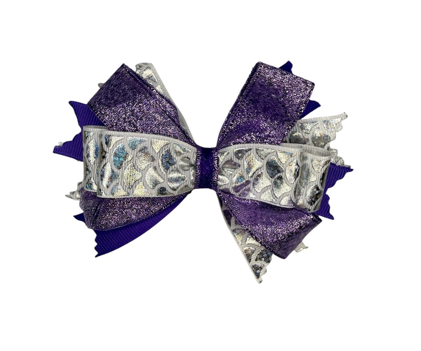 Dazzling Violet Medium Hair Bow