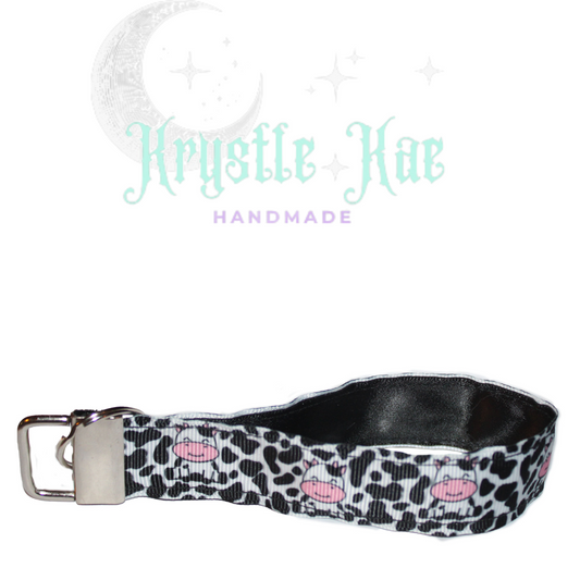 Calf Design Key Fob Wristlet - Farmhouse Style Key Holder