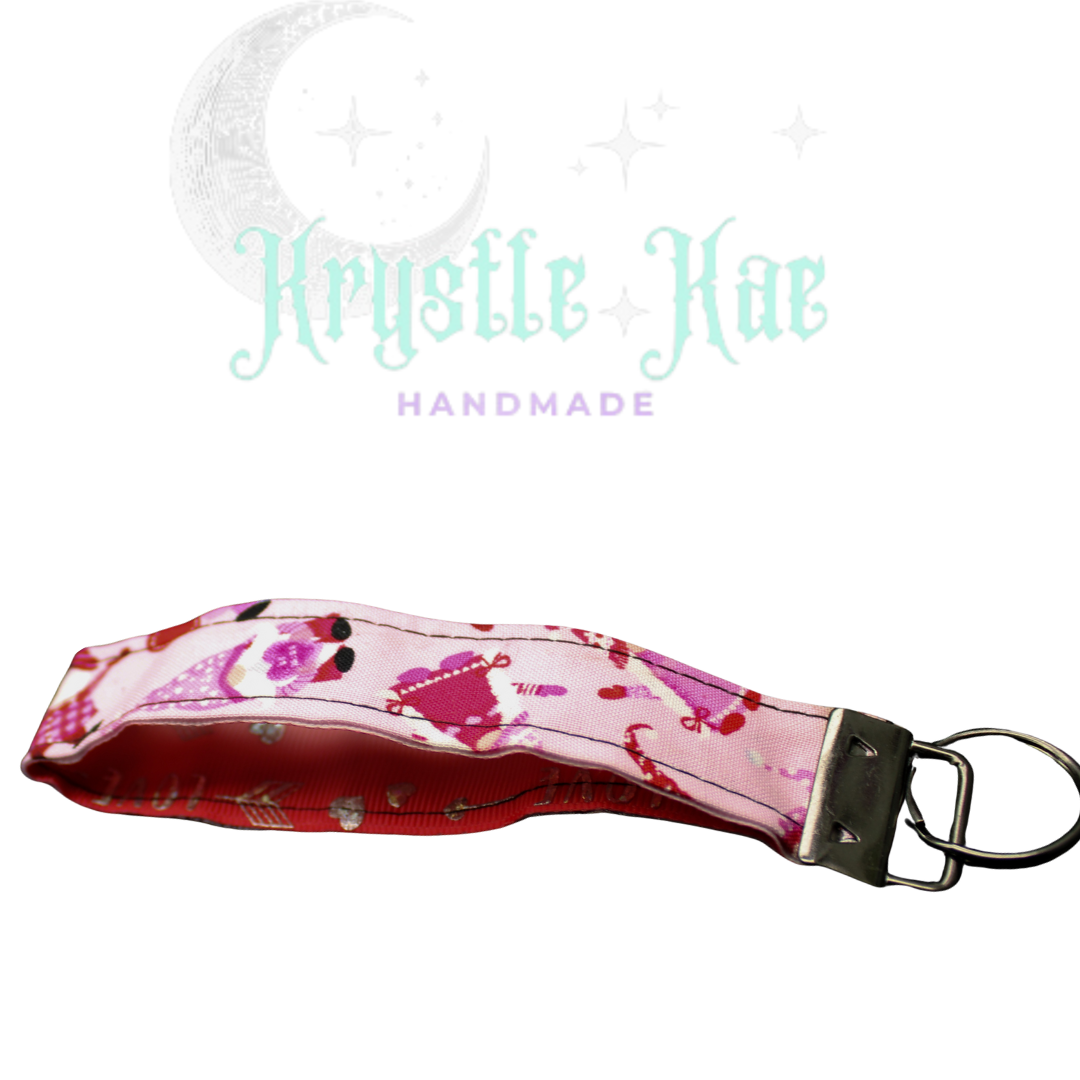 I gnomed i love you at first sight key fob wristlet