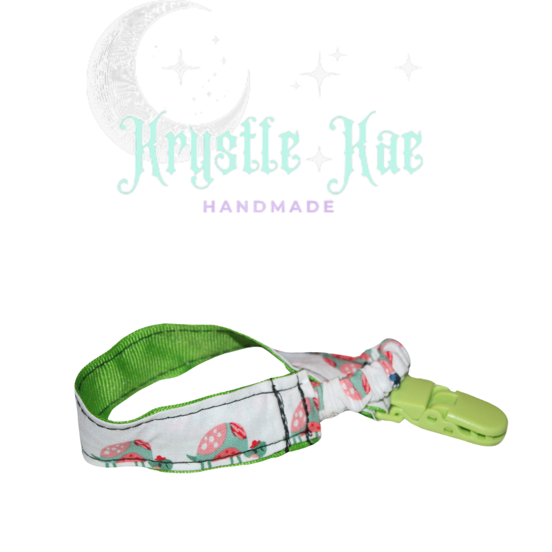 Turtle Parade Pacifier Clip