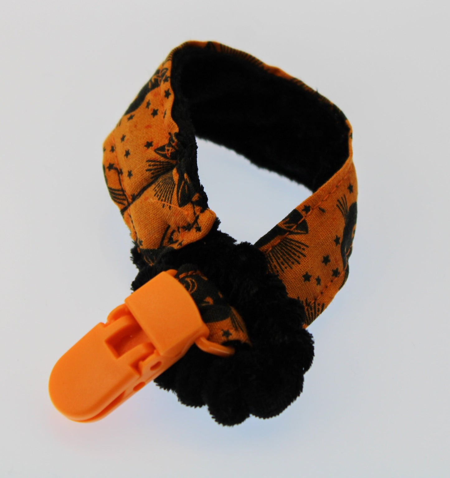 Black Cat Pacifier Clip